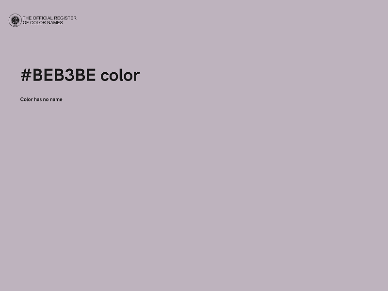 #BEB3BE color image