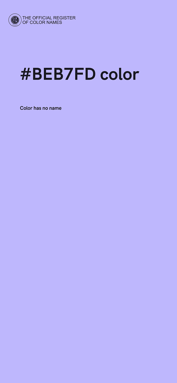 #BEB7FD color image