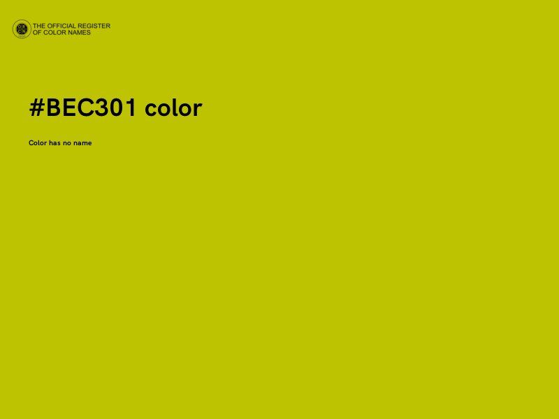 #BEC301 color image