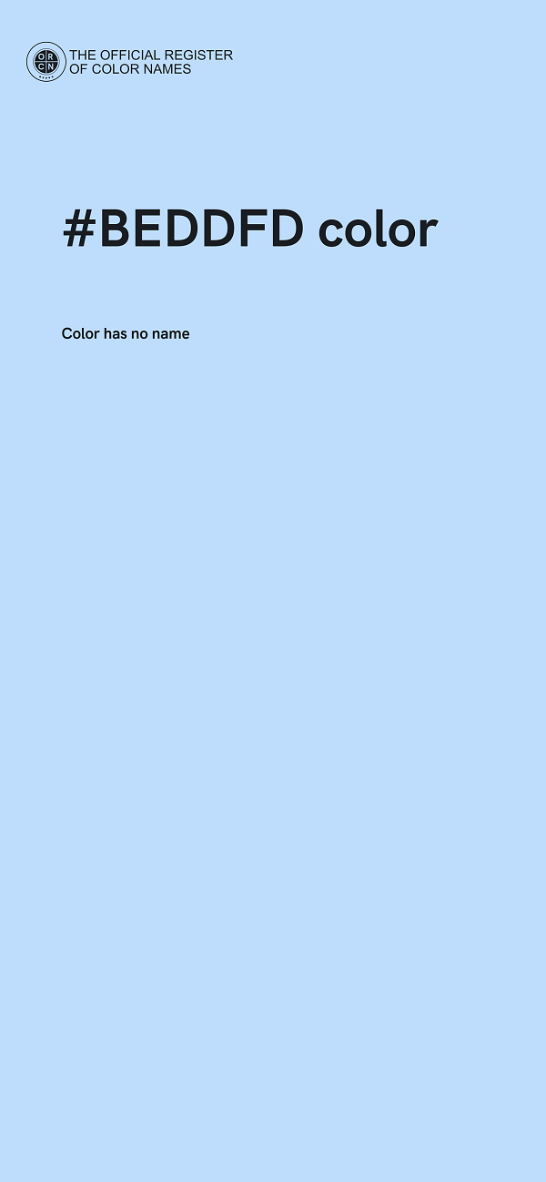 #BEDDFD color image