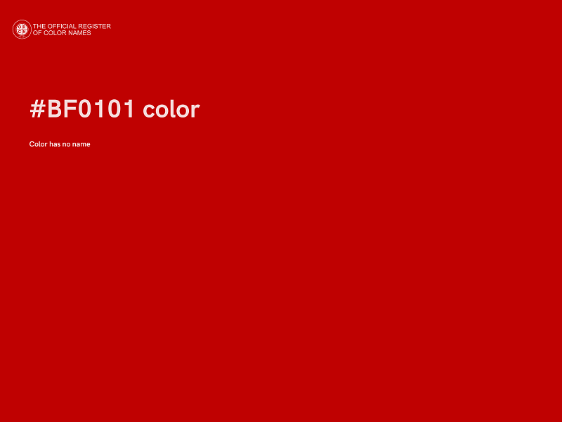 #BF0101 color image