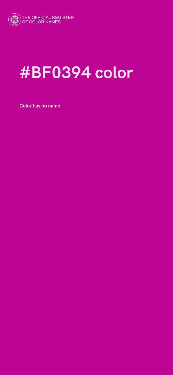#BF0394 color image