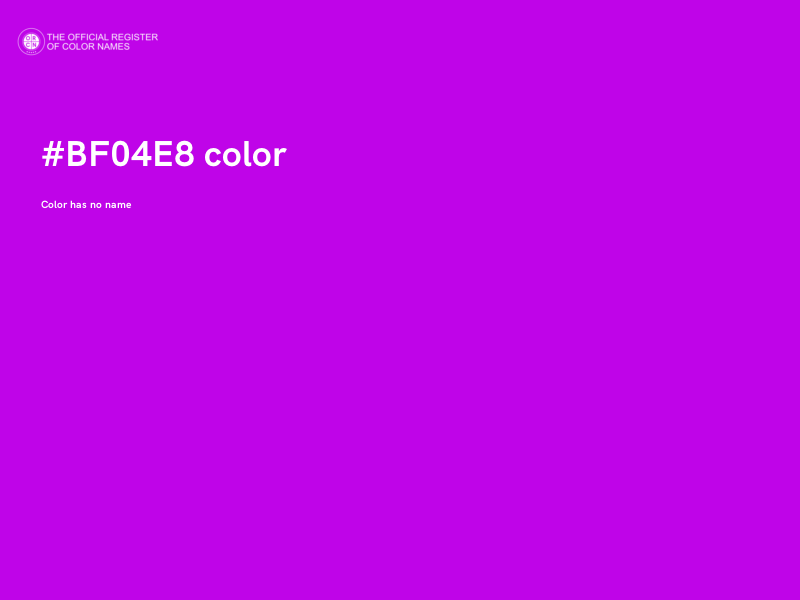 #BF04E8 color image