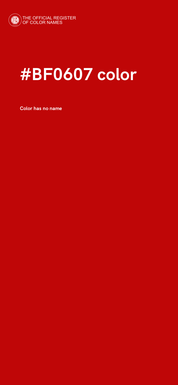 #BF0607 color image