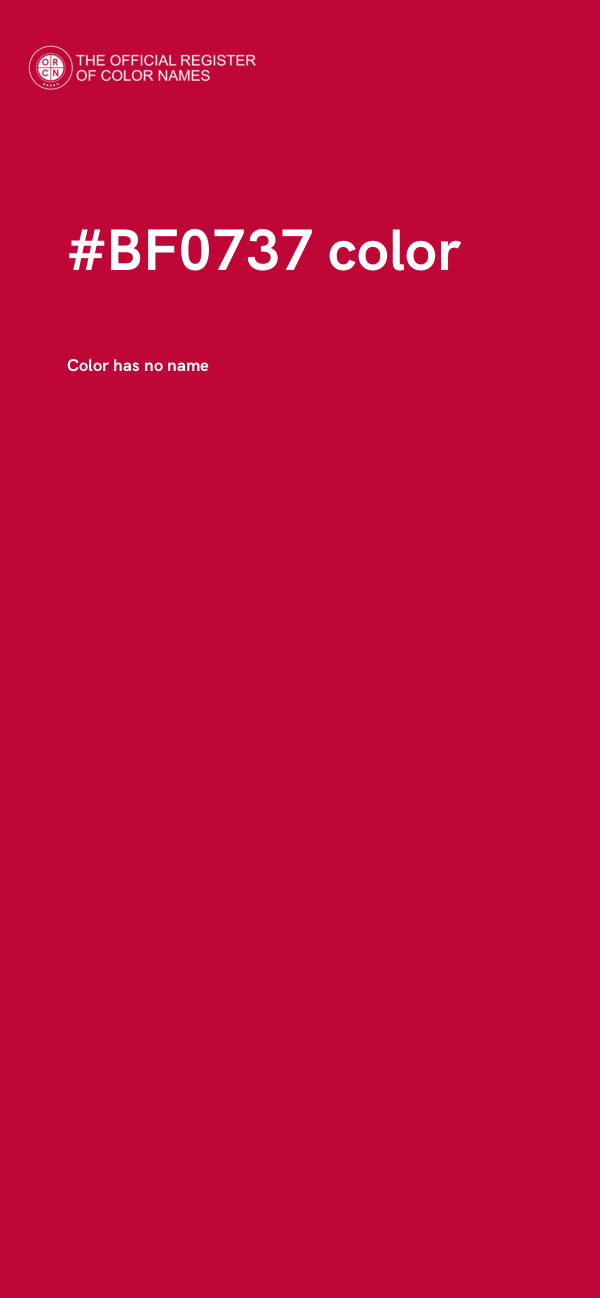 #BF0737 color image
