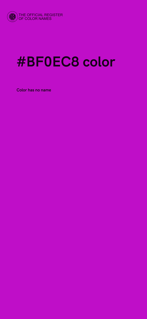 #BF0EC8 color image