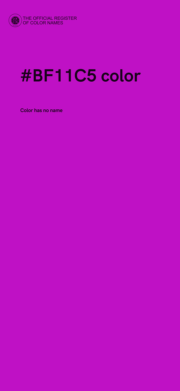 #BF11C5 color image