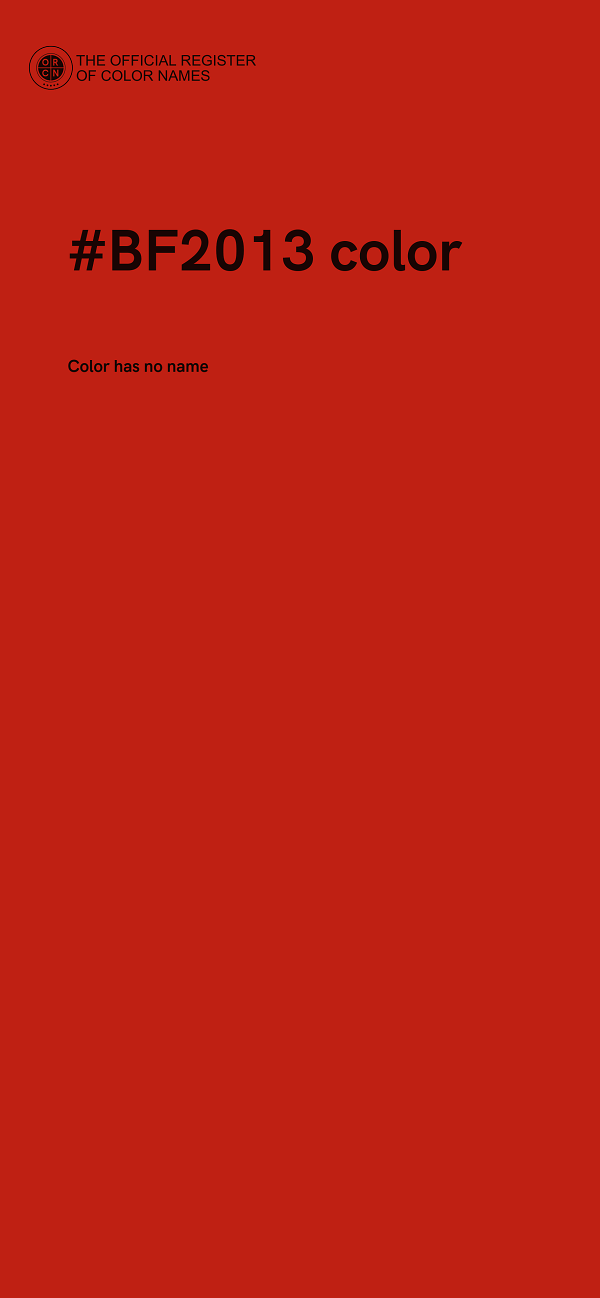 #BF2013 color image