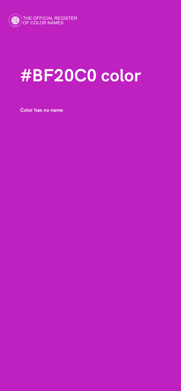 #BF20C0 color image