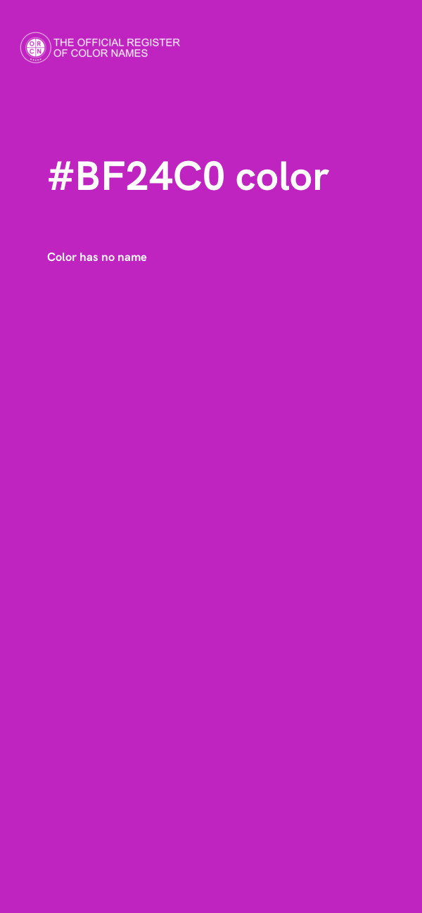 #BF24C0 color image