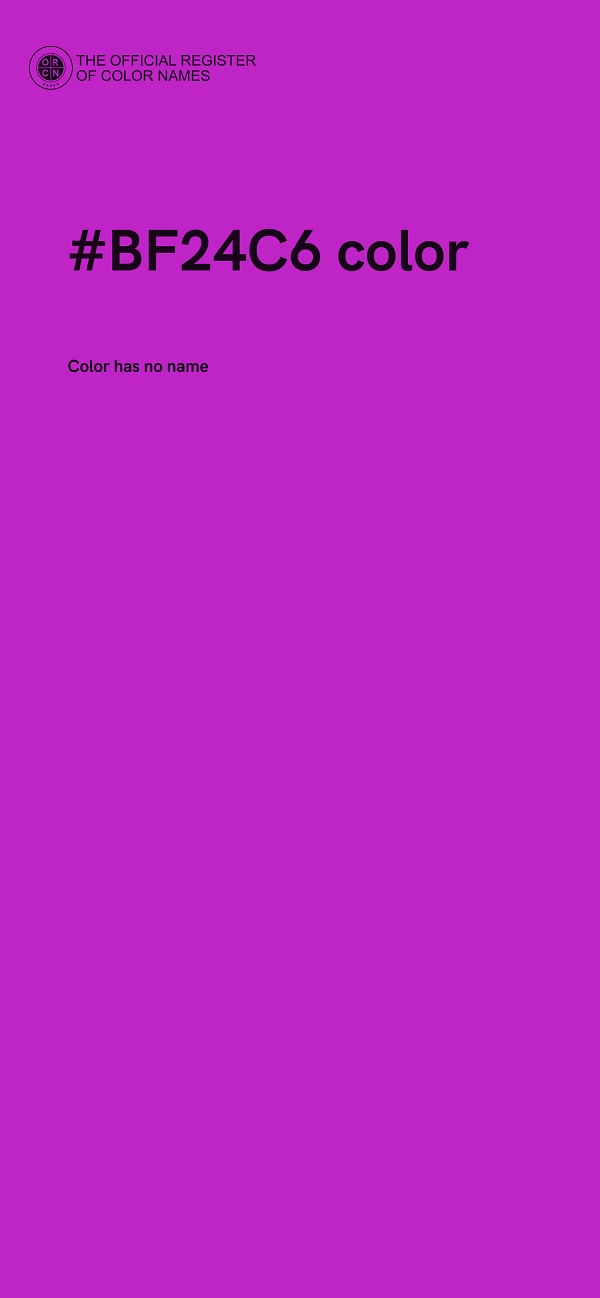 #BF24C6 color image