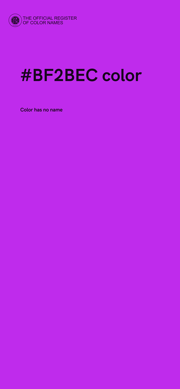 #BF2BEC color image