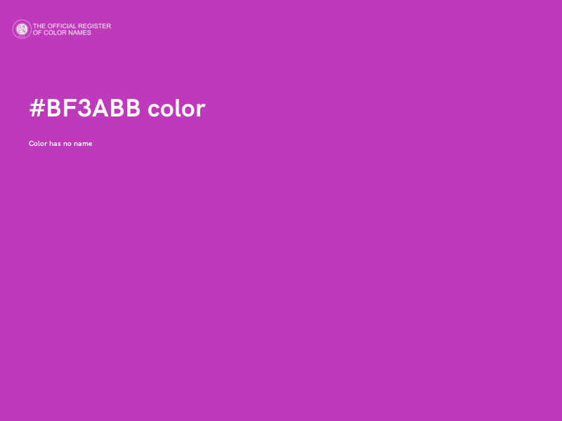 #BF3ABB color image