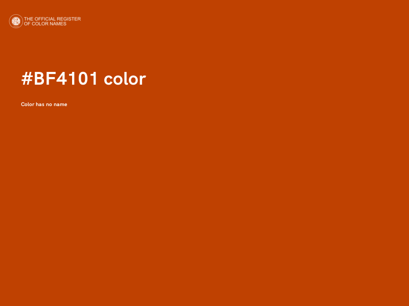 #BF4101 color image