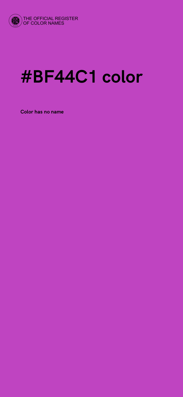 #BF44C1 color image