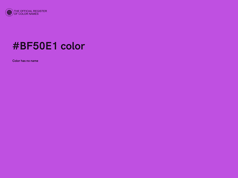 #BF50E1 color image