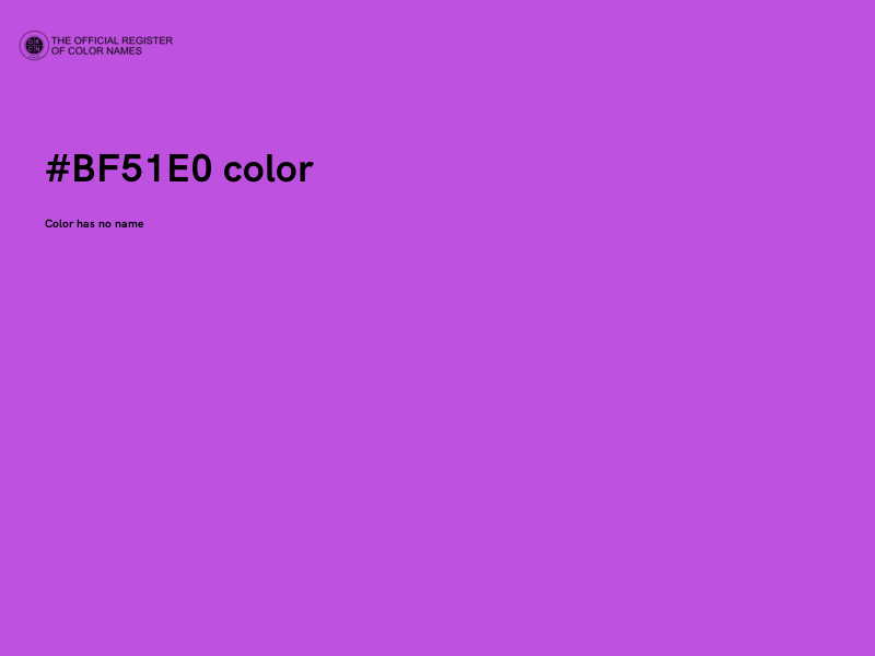 #BF51E0 color image