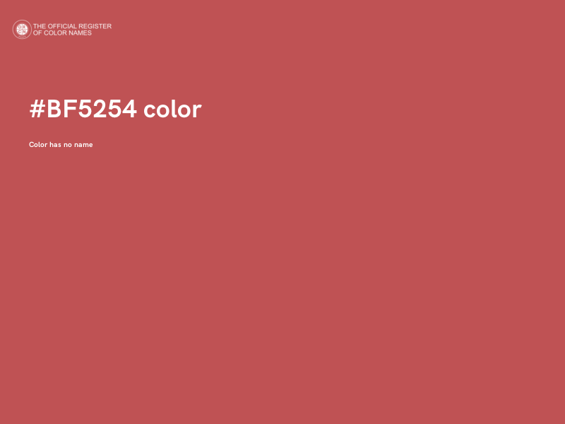 #BF5254 color image