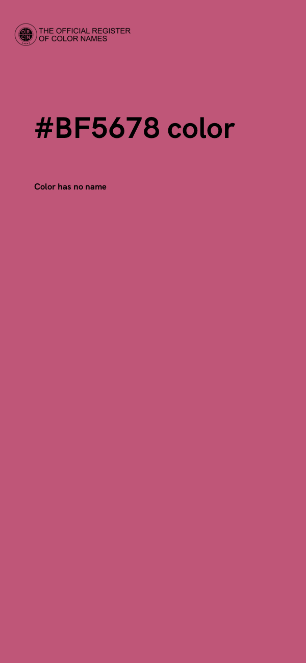 #BF5678 color image