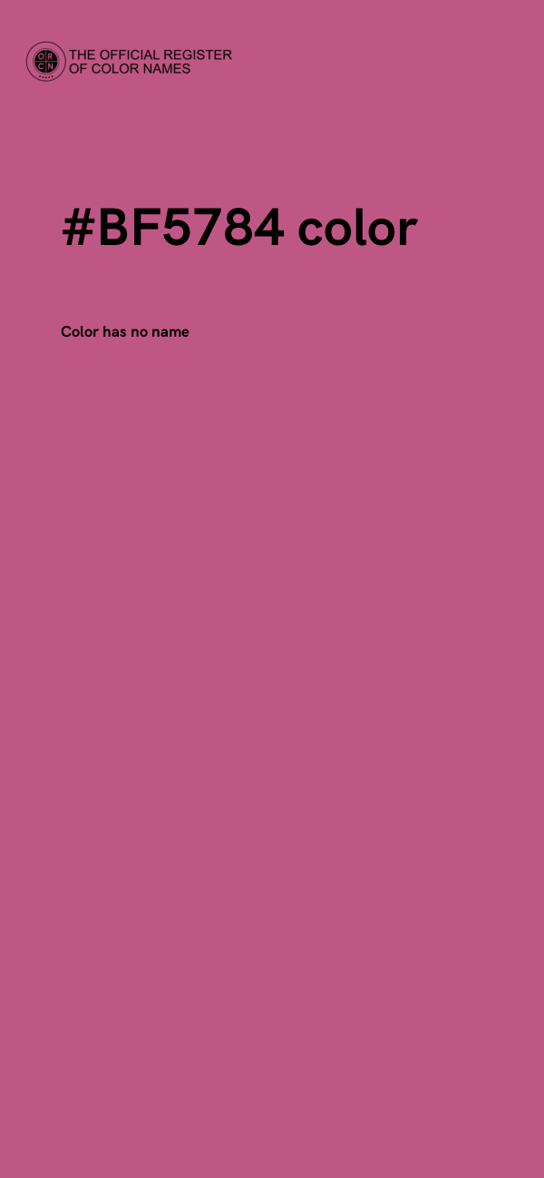 #BF5784 color image