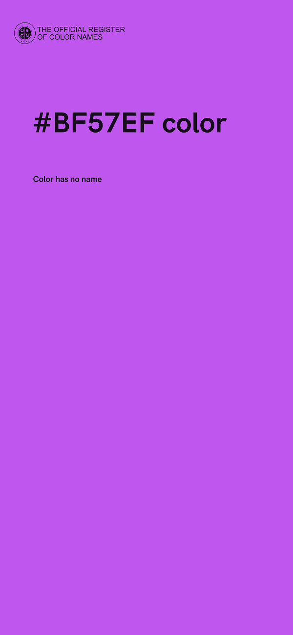 #BF57EF color image