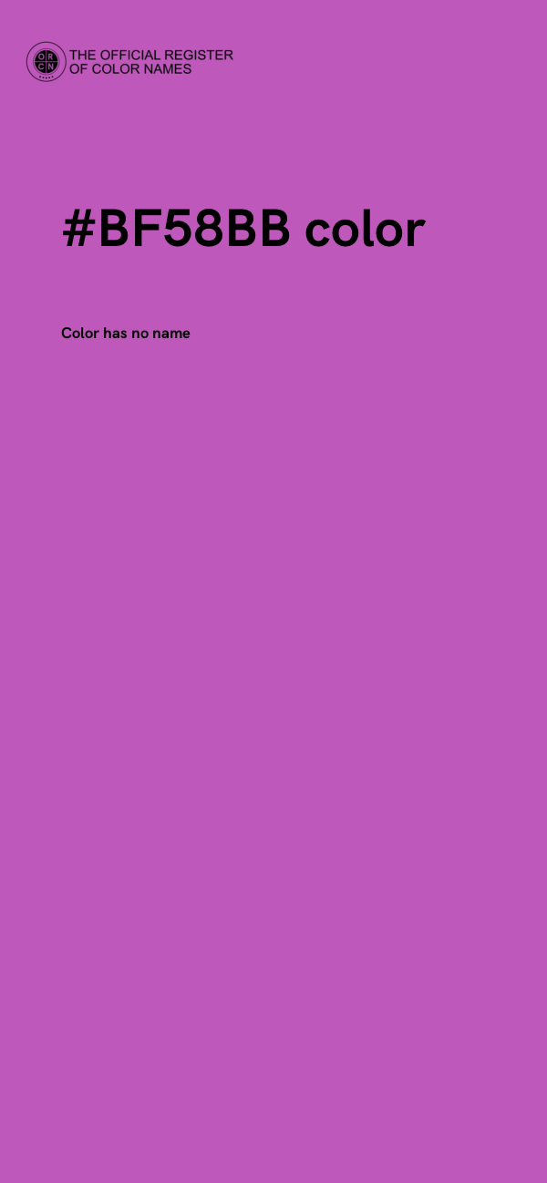 #BF58BB color image