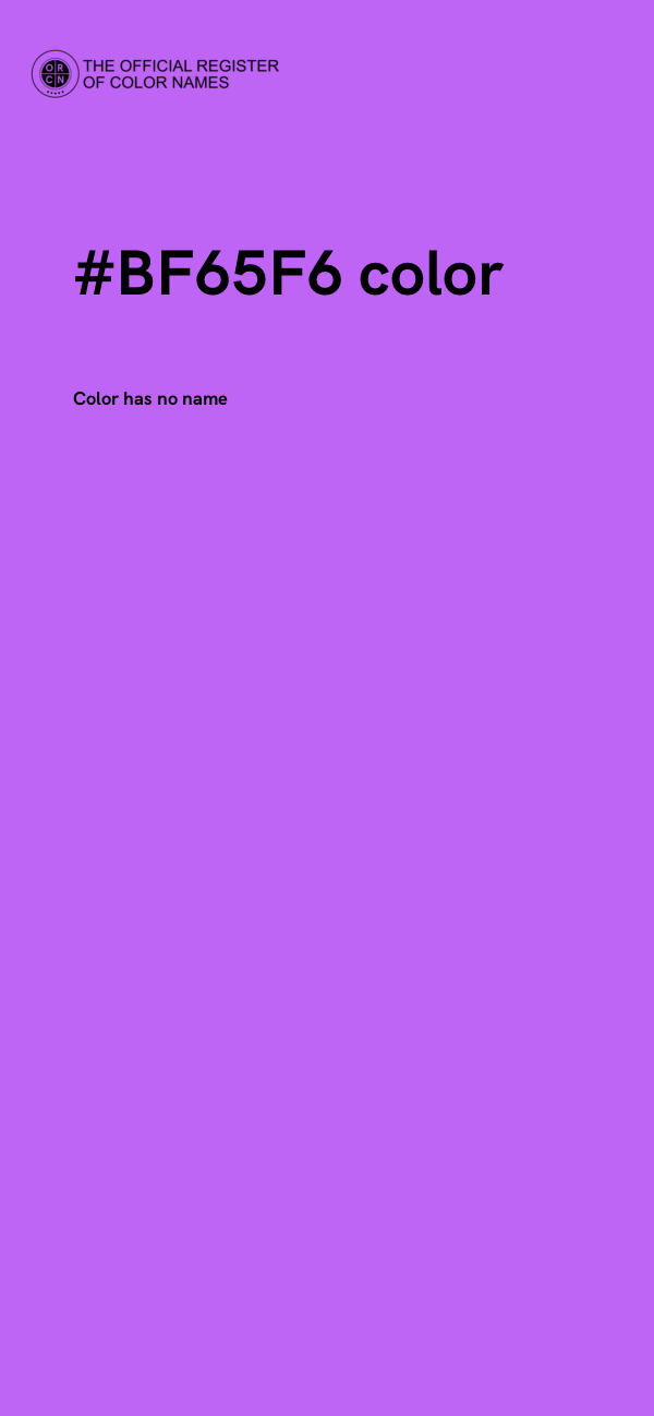 #BF65F6 color image