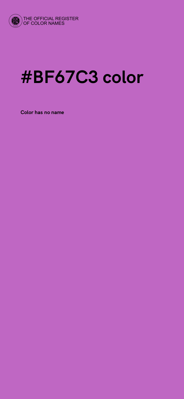 #BF67C3 color image