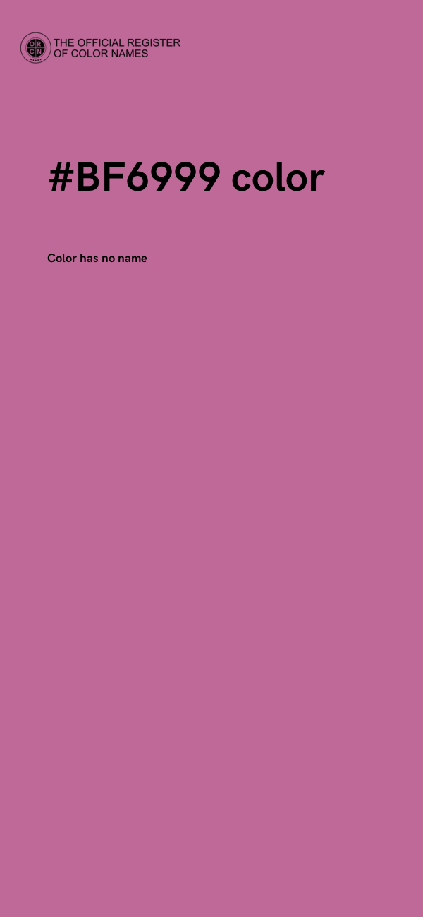 #BF6999 color image