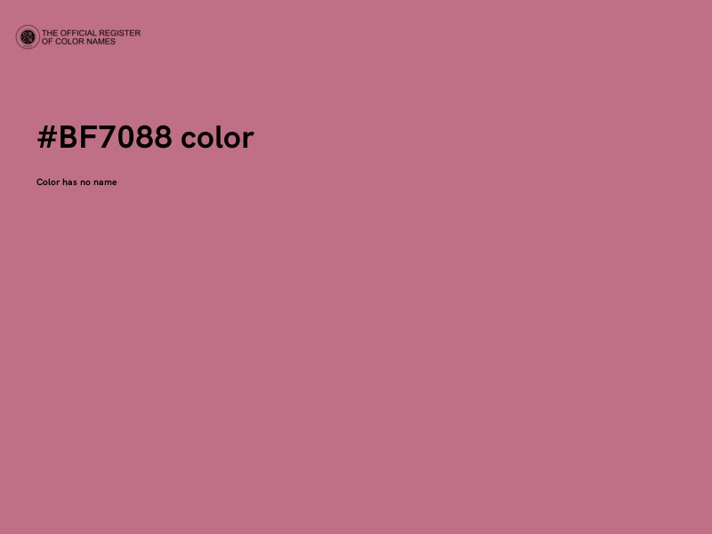 #BF7088 color image