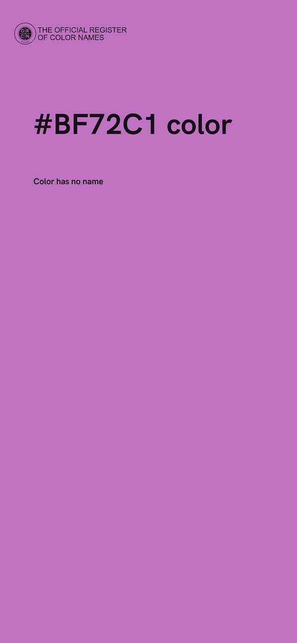 #BF72C1 color image