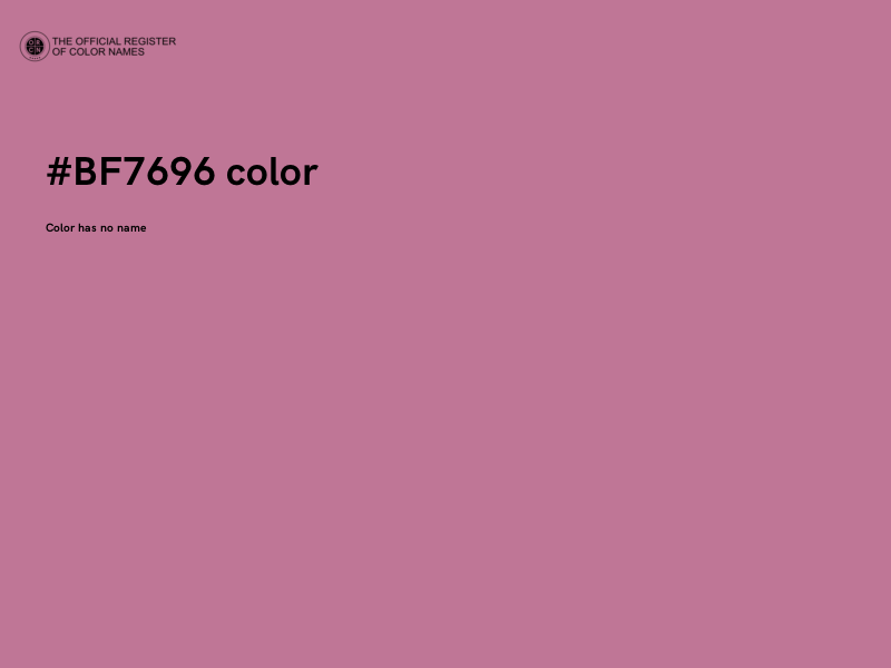 #BF7696 color image