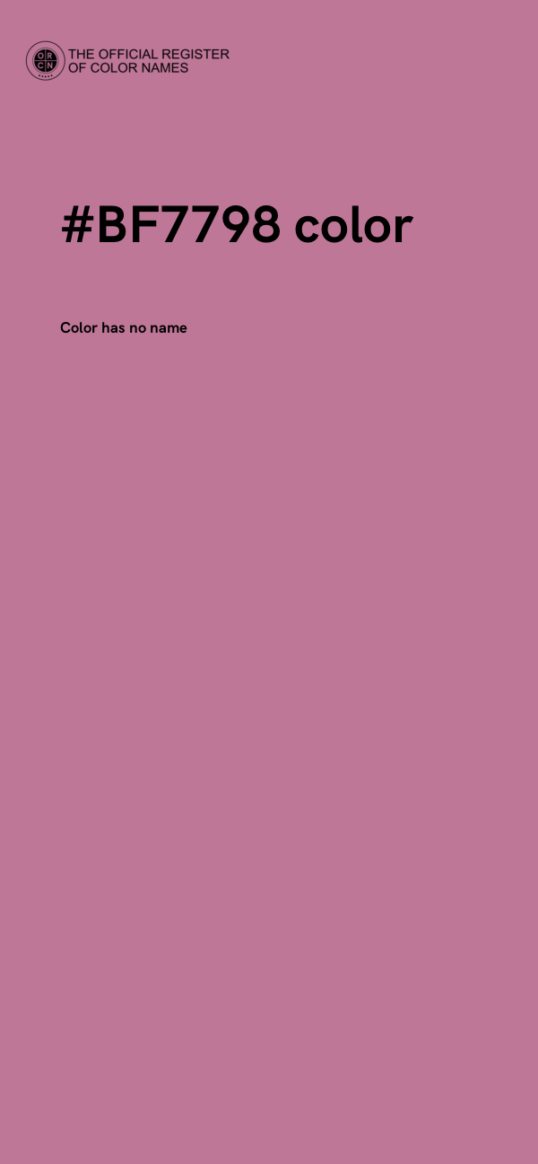 #BF7798 color image