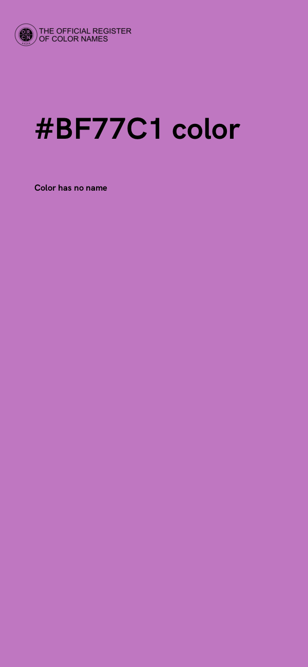 #BF77C1 color image