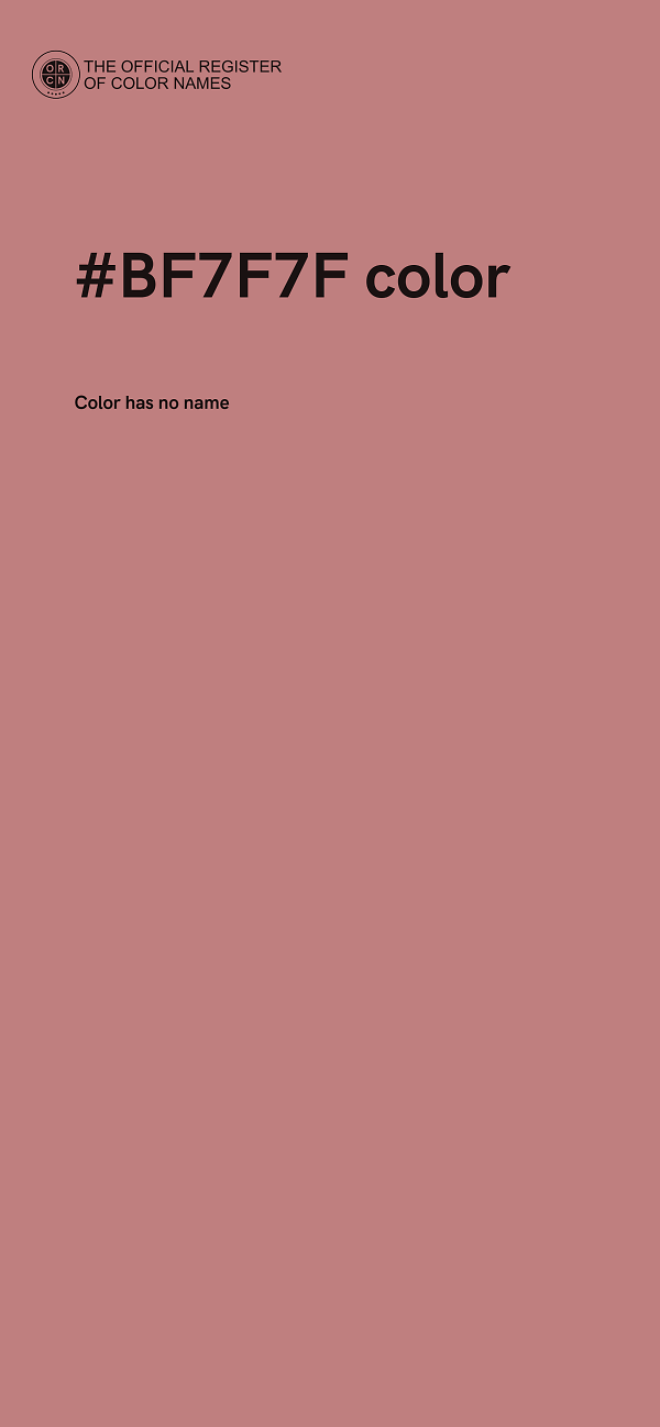 #BF7F7F color image