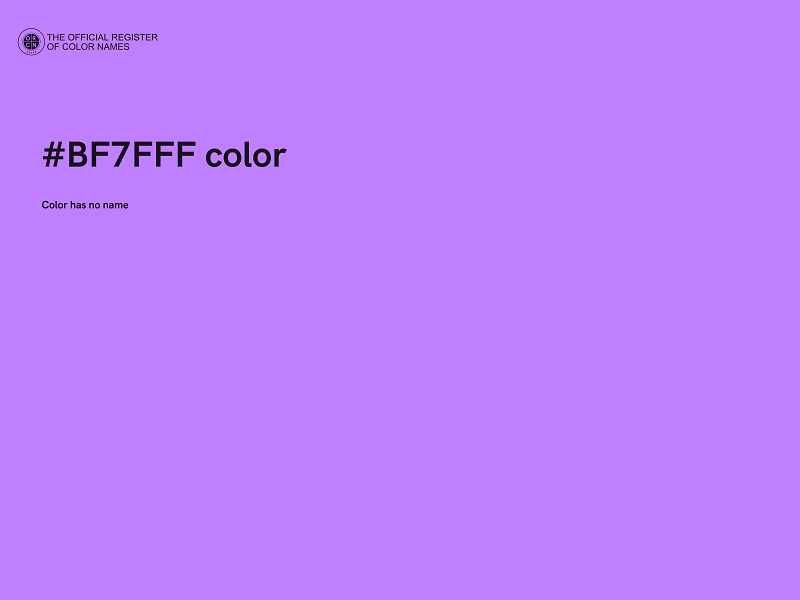 #BF7FFF color image