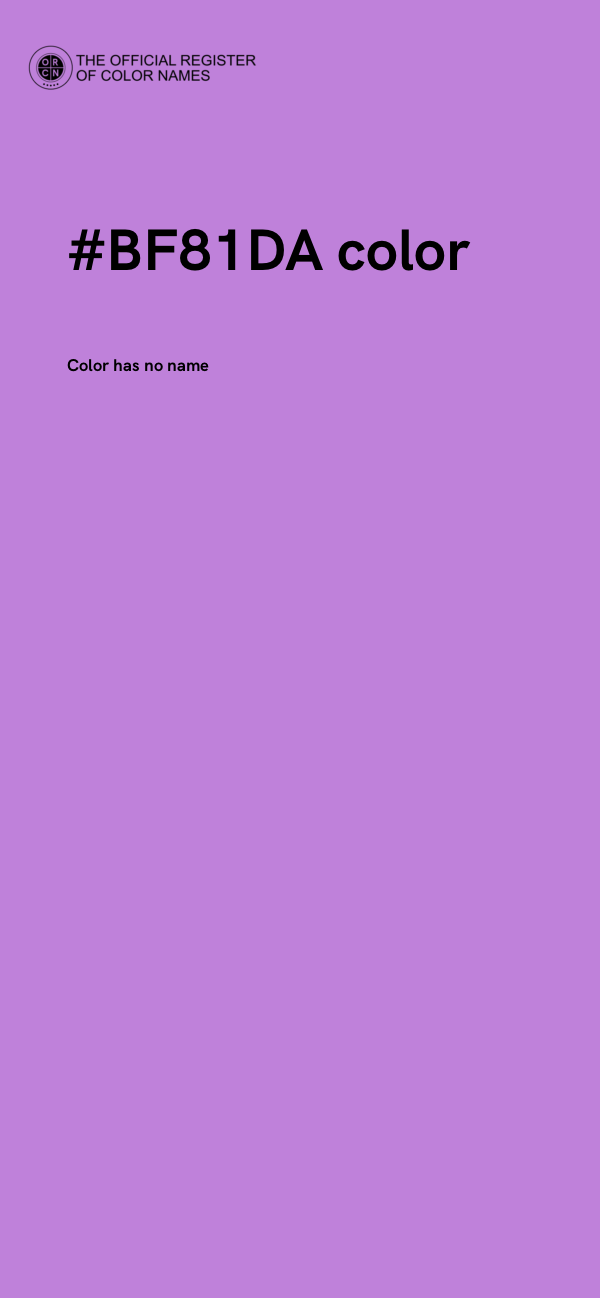 #BF81DA color image