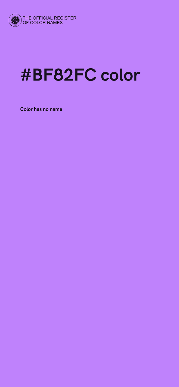 #BF82FC color image