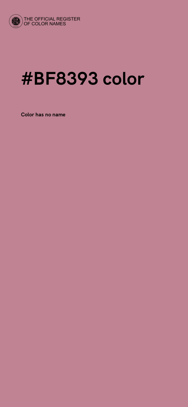 #BF8393 color image