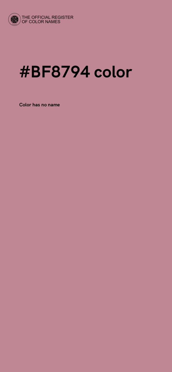 #BF8794 color image