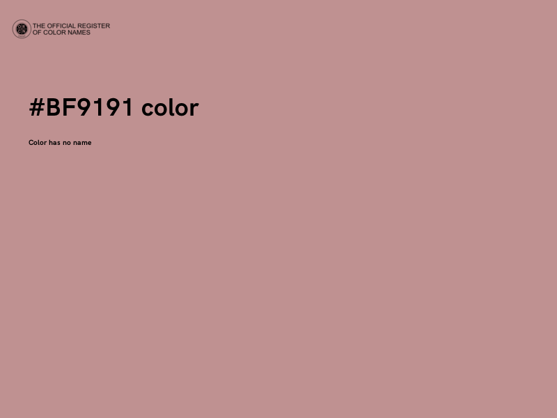 #BF9191 color image