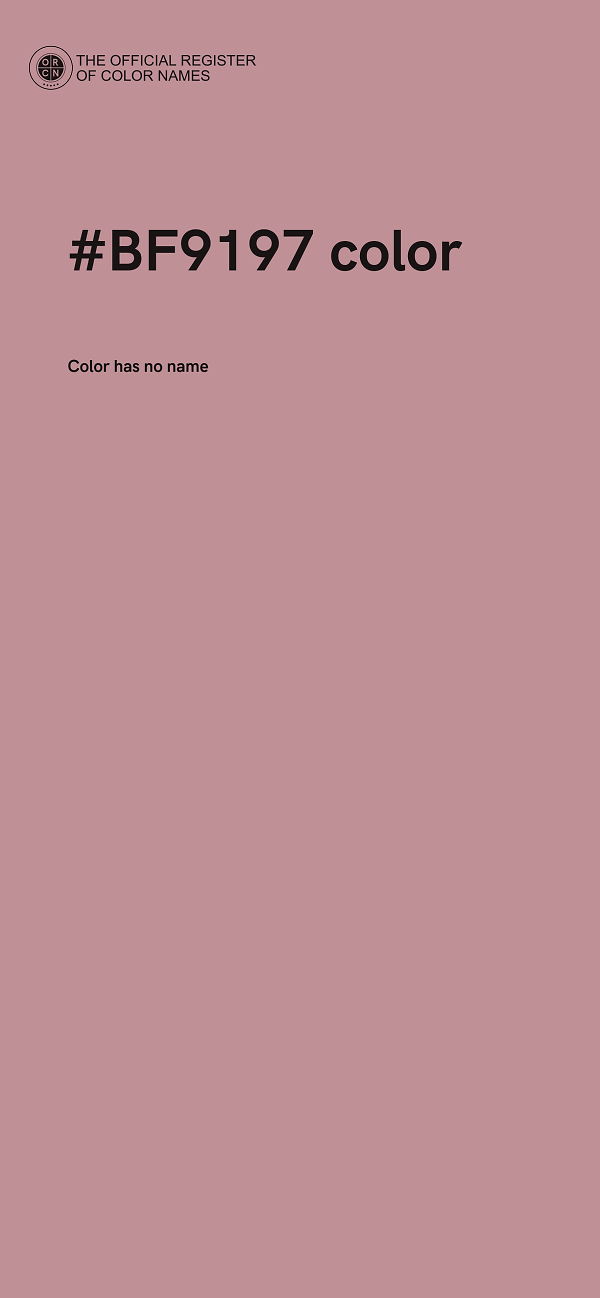 #BF9197 color image