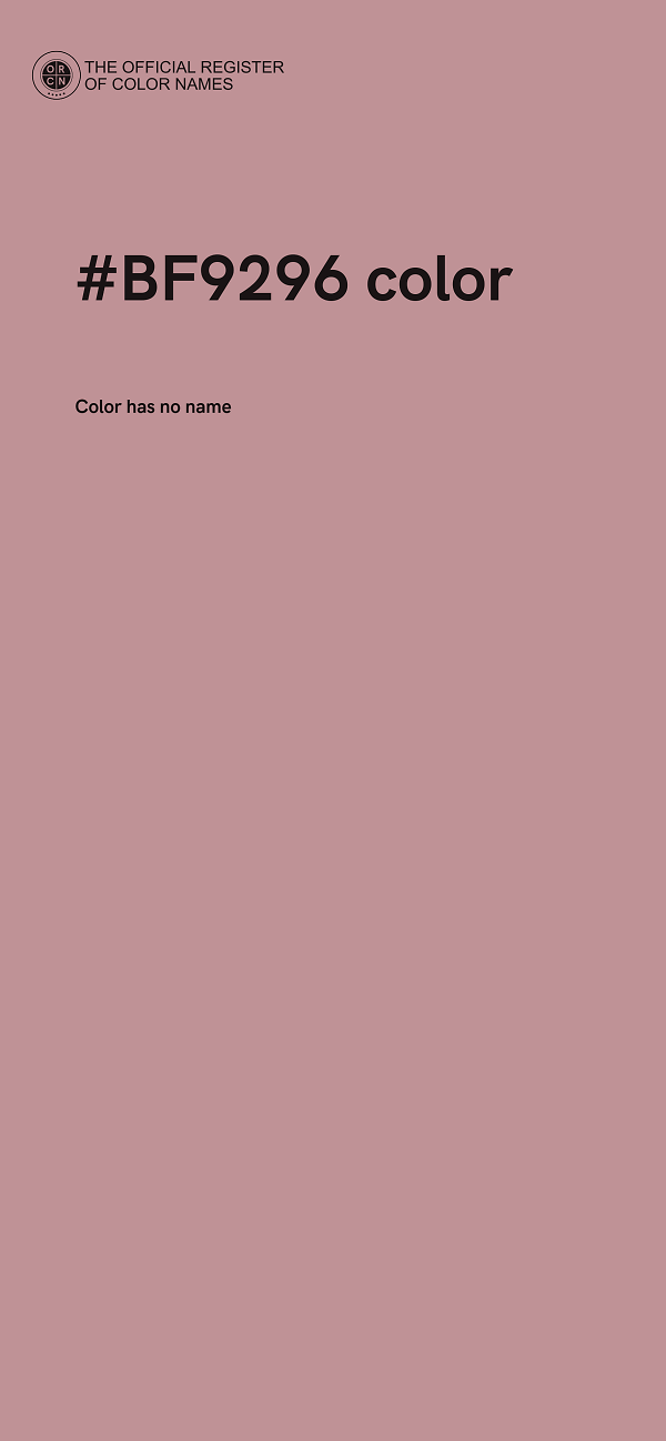 #BF9296 color image