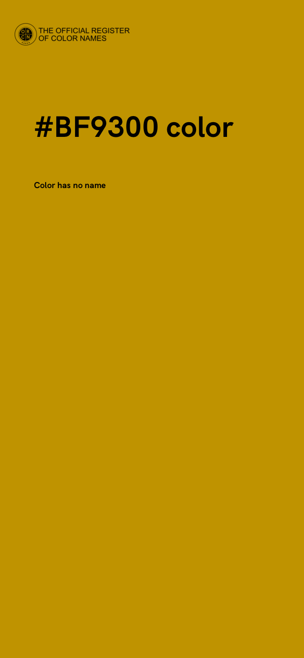 #BF9300 color image