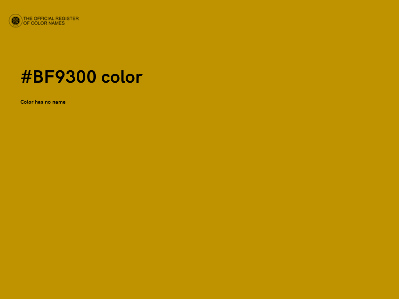 #BF9300 color image
