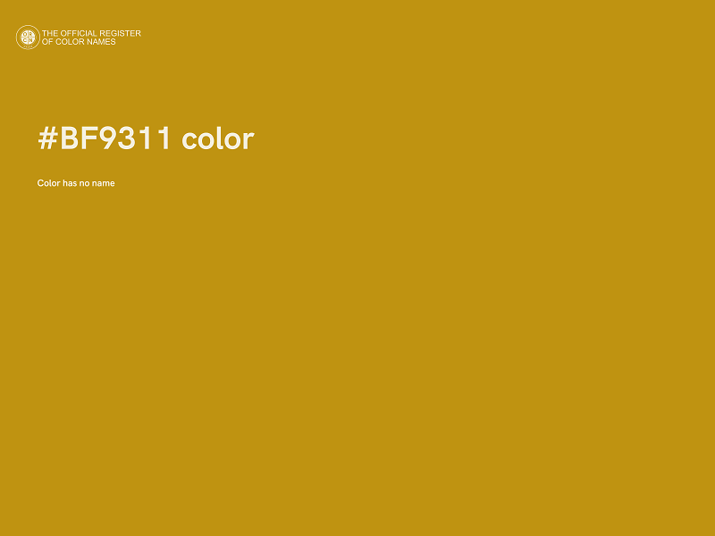 #BF9311 color image