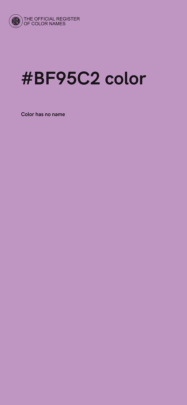 #BF95C2 color image