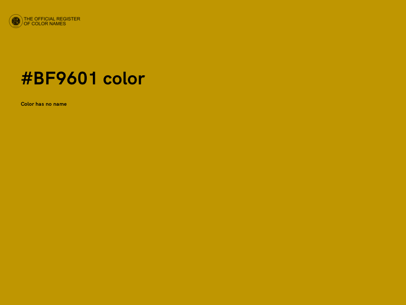 #BF9601 color image