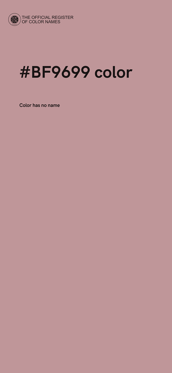 #BF9699 color image