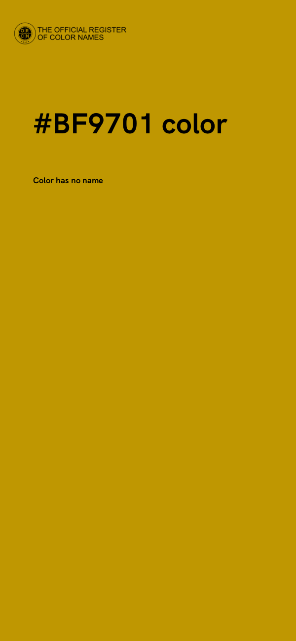 #BF9701 color image